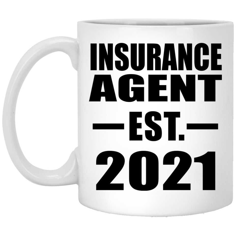 Insurance Agent Established EST. 2021 - 11oz Coffee Mug