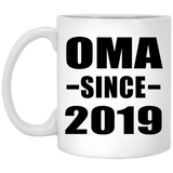 Oma Since 2019 - 11oz Coffee Mug
