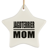 Jagdterrier Mom - Star Ornament