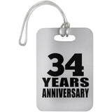 34th Anniversary 34 Years Anniversary - Luggage Bag Tag