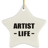 Artist Life - Star Ornament