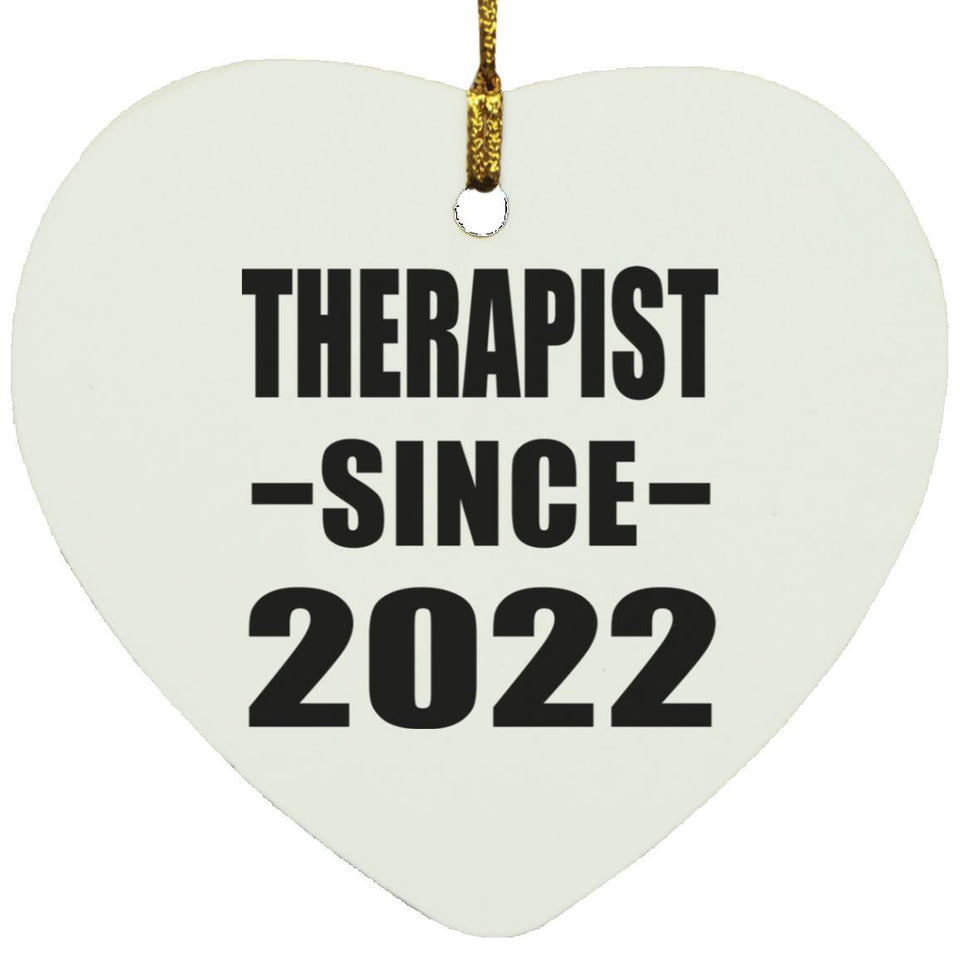 Therapist Since 2022 - Heart Ornament