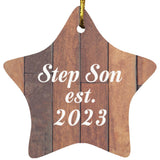 Step Son Established Est. 2023 - Star Ornament E