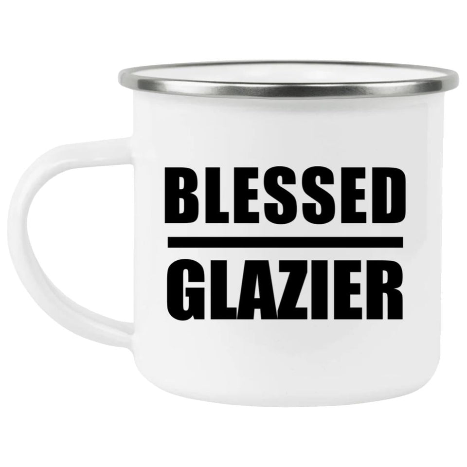 Blessed Glazier - 12oz Camping Mug