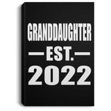 Granddaughter Established EST. 2022 - Canvas Portrait