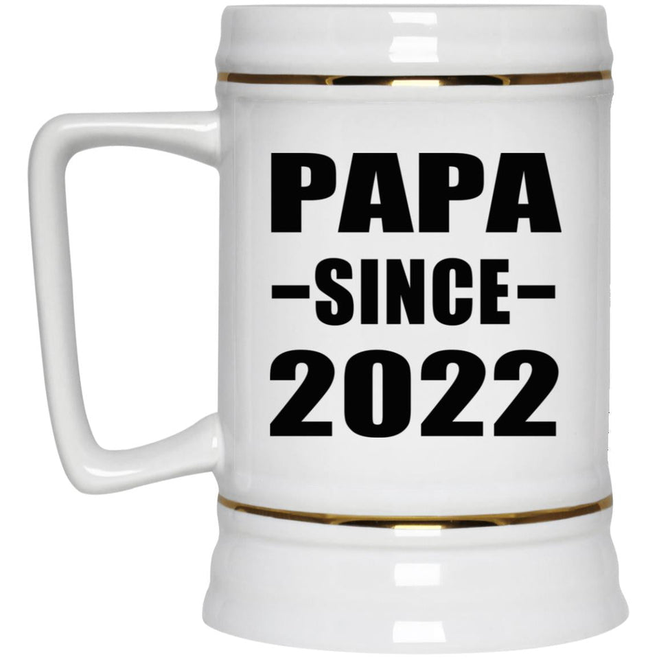 Papa Since 2022 - Beer Stein