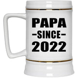 Papa Since 2022 - Beer Stein