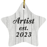 Artist Established Est. 2023 - Star Ornament F