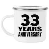 33rd Anniversary 33 Years - 12oz Camping Mug