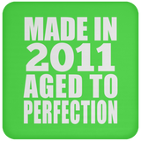 13th Birthday Made In 2011 Aged to Perfection - Drink Coaster