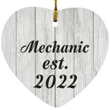 Mechanic Established Est. 2022 - Heart Ornament F
