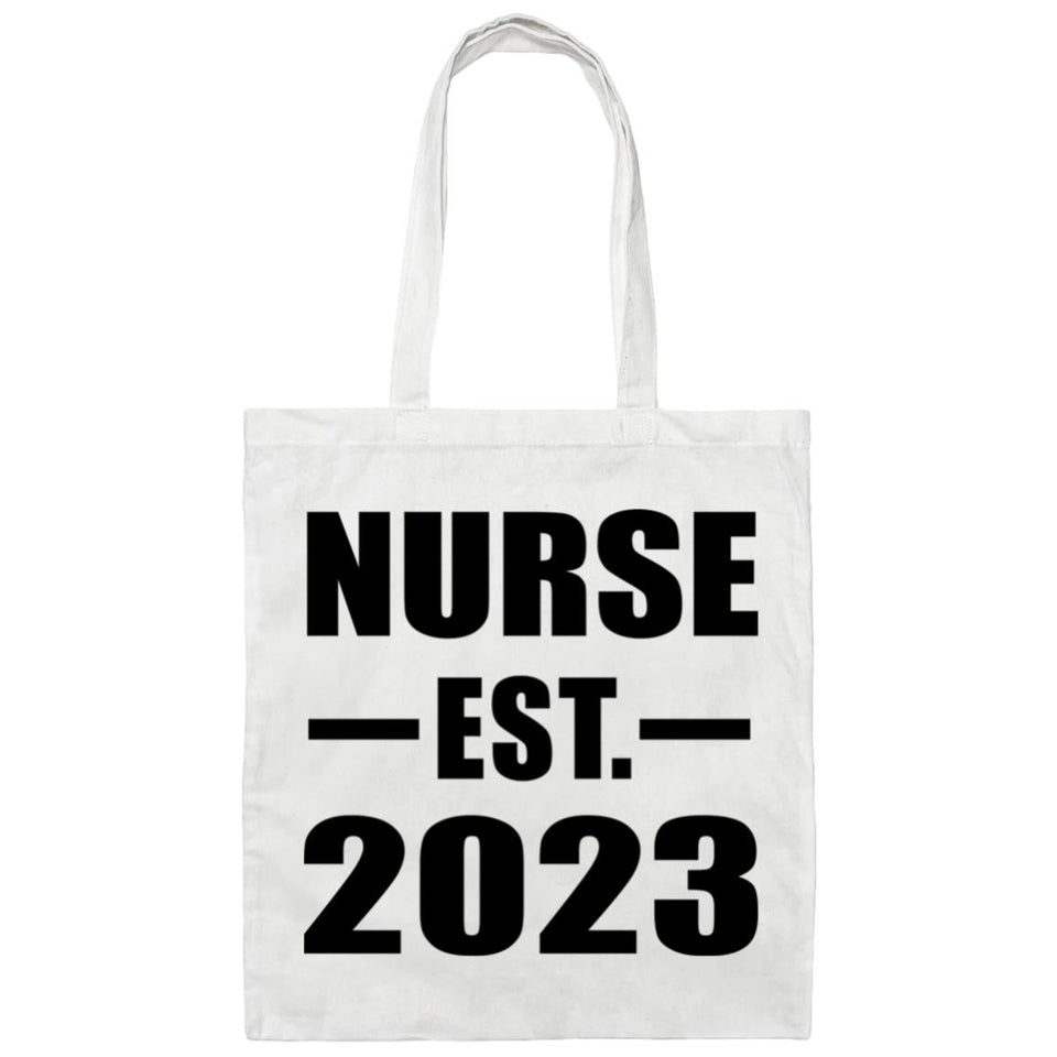 Nurse Established EST. 2023 - Tote Bag White