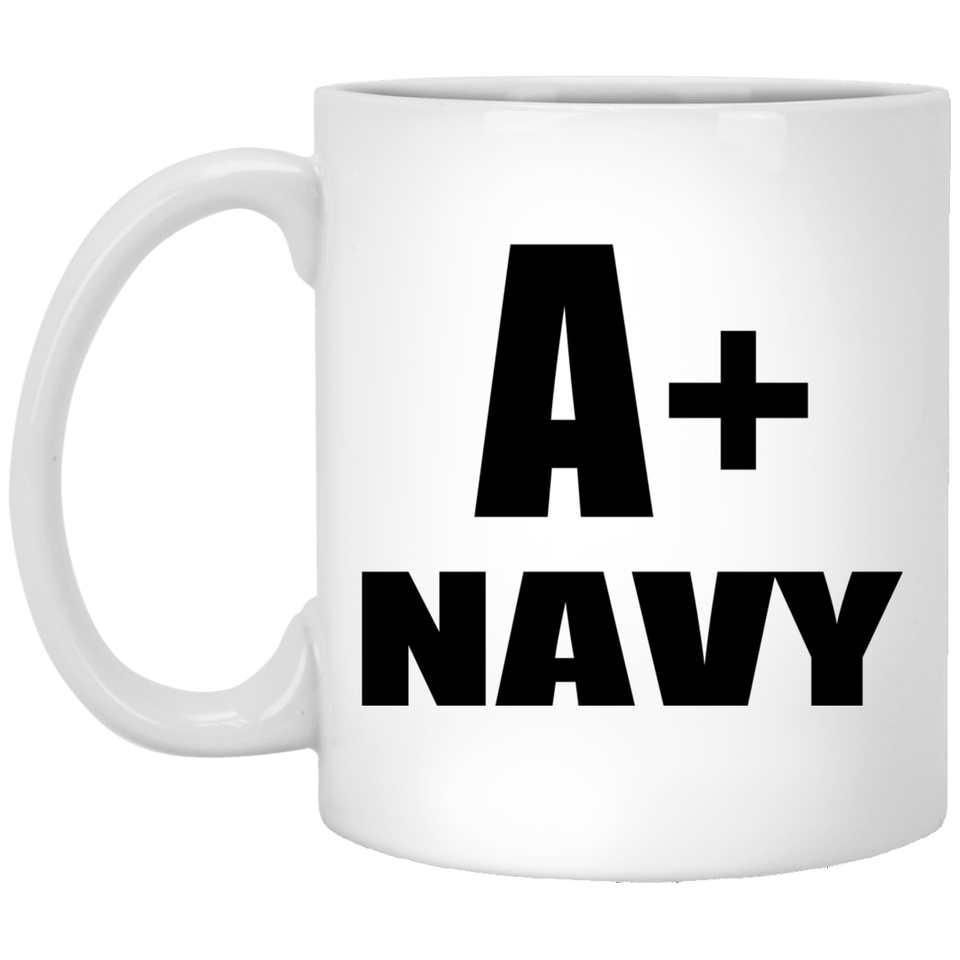 A+ Navy - 11oz Coffee Mug