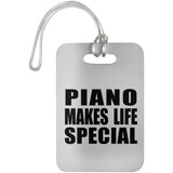 Piano Makes Life Special - Luggage Bag Tag