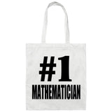 Number One #1 Mathematician - Tote Bag White