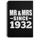 92nd Anniversary Mr & Mrs Since 1932 - Canvas Portrait