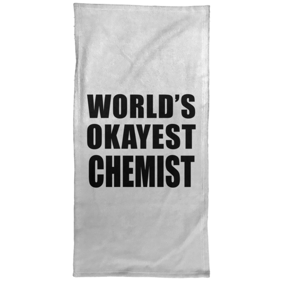 World's Okayest Chemist - Hand Towel