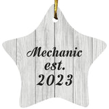 Mechanic Established Est. 2023 - Star Ornament F