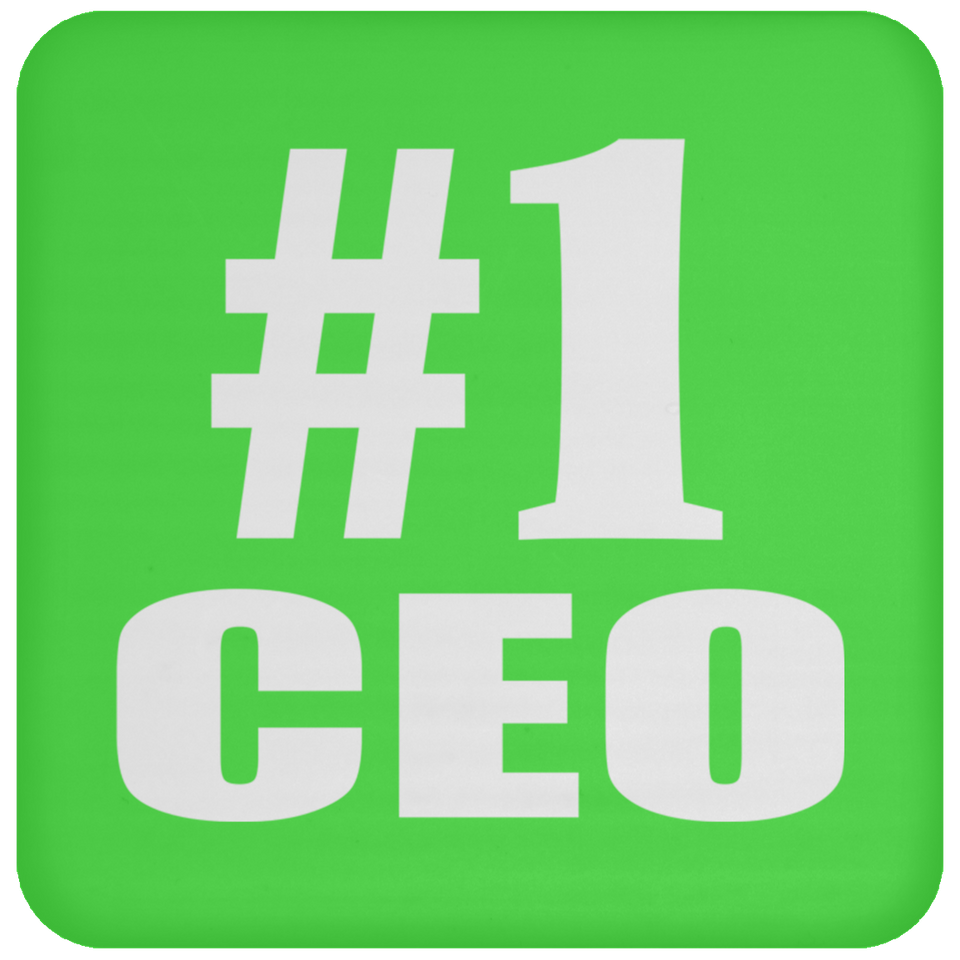 Number One #1 CEO - Drink Coaster