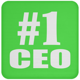 Number One #1 CEO - Drink Coaster