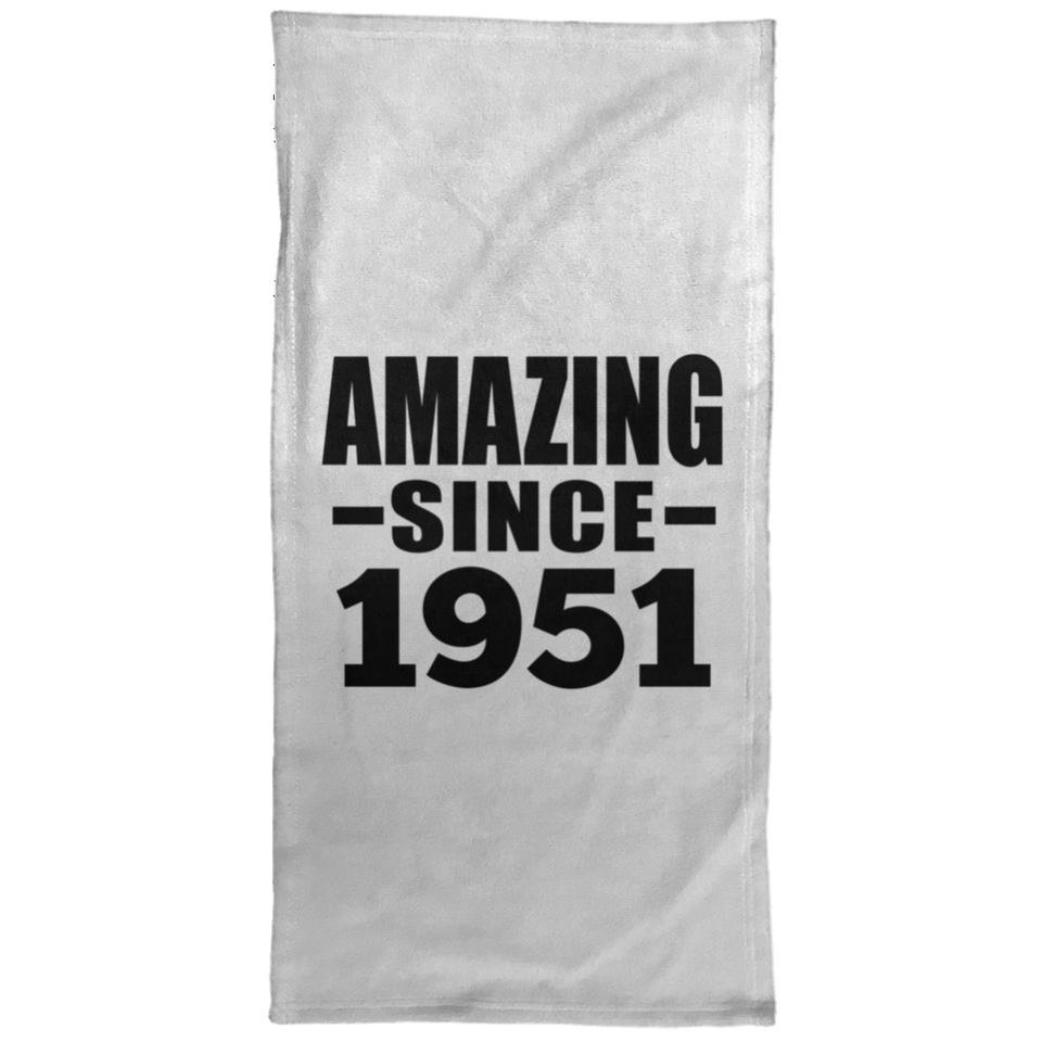 73rd Birthday Amazing Since 1951 - Hand Towel
