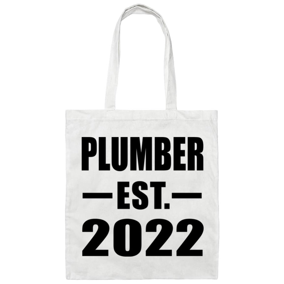 Plumber Established EST. 2022 - Tote Bag White