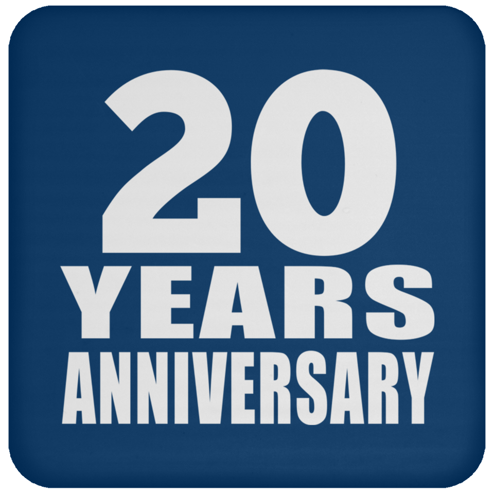 20th Anniversary 20 Years - Drink Coaster