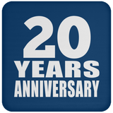 20th Anniversary 20 Years - Drink Coaster