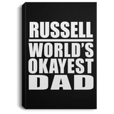 Russell World's Okayest Dad - Canvas Portrait