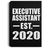 Executive Assistant Established EST. 2020 - Canvas Portrait