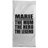 Marie The Mum The Hero The Legend - Hand Towel