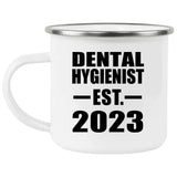 Dental Hygienist Established EST. 2023 - 12oz Camping Mug