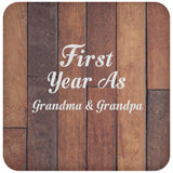 First Year As Grandma & Grandpa - Drink Coaster E