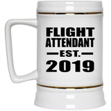 Flight Attendant Established EST. 2019 - Beer Stein