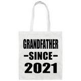 Grandfather Since 2021 - Tote Bag White