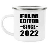 Film Editor Since 2022 - 12oz Camping Mug