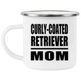 Curly-Coated Retriever Mom - 12oz Camping Mug