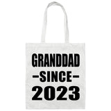 Granddad Since 2023 - Tote Bag White