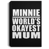 Minnie World's Okayest Mum - Canvas Portrait