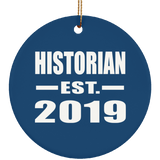 Historian Established EST. 2019 - Circle Ornament