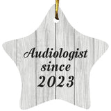 Audiologist Since 2023 - Star Ornament F