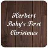 Herbert Baby's First Christmas - Drink Coaster D