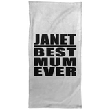 Janet Best Mum Ever - Hand Towel