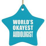 World's Okayest Audiologist - Star Ornament