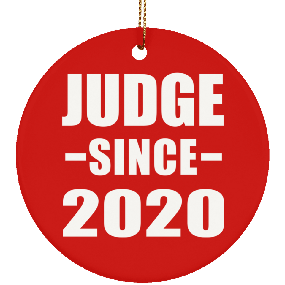 Judge Since 2020 - Circle Ornament
