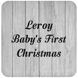 Leroy Baby's First Christmas - Drink Coaster F