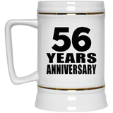 56th Anniversary 56 Years - Beer Stein