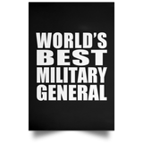 World's Best Military General - Poster Portrait