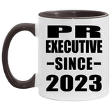 Pr Executive Since 2023 - 11oz Accent Mug Black