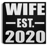 Wife Established EST. 2020 - Canvas Square